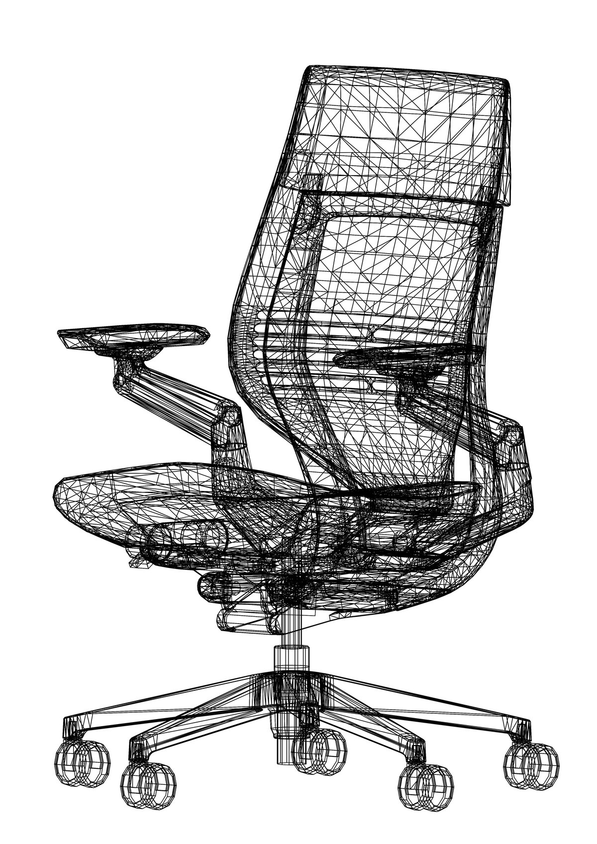 Clean office chair — practical, comfortable, understated