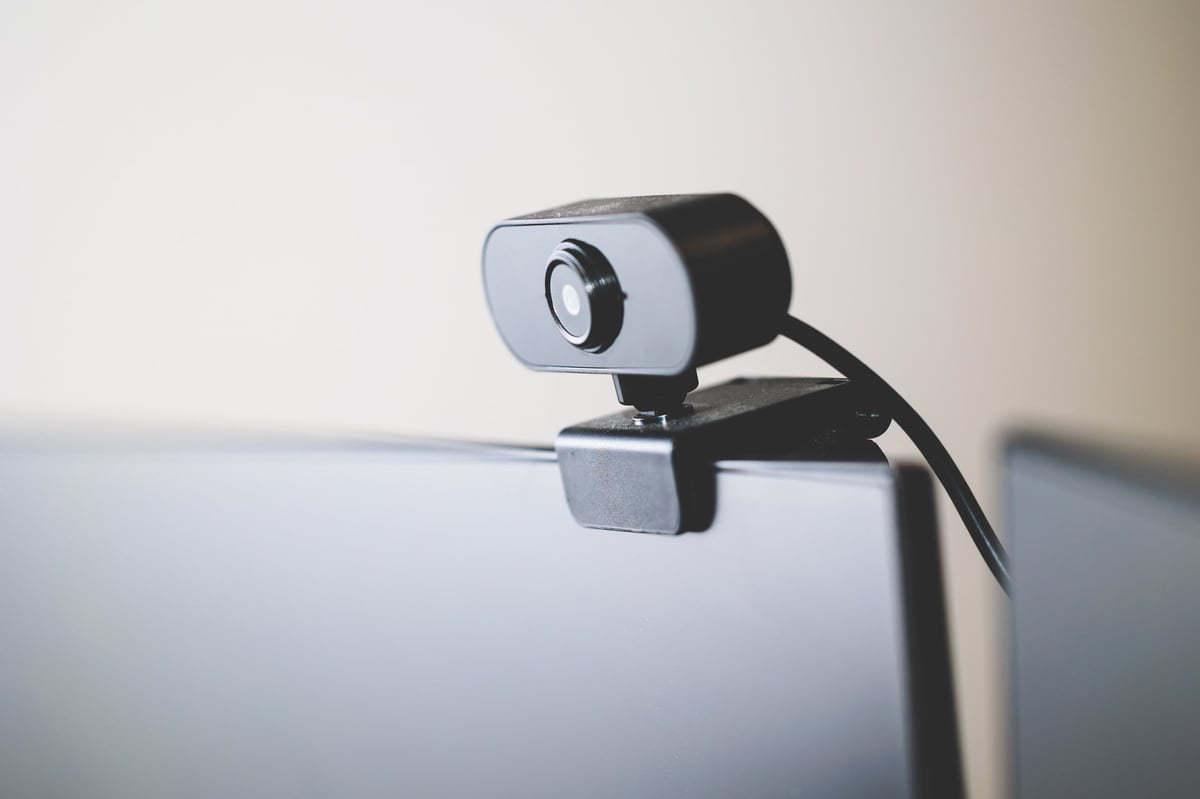 Webcam on top of a monitor — upgrade your video quality for important calls