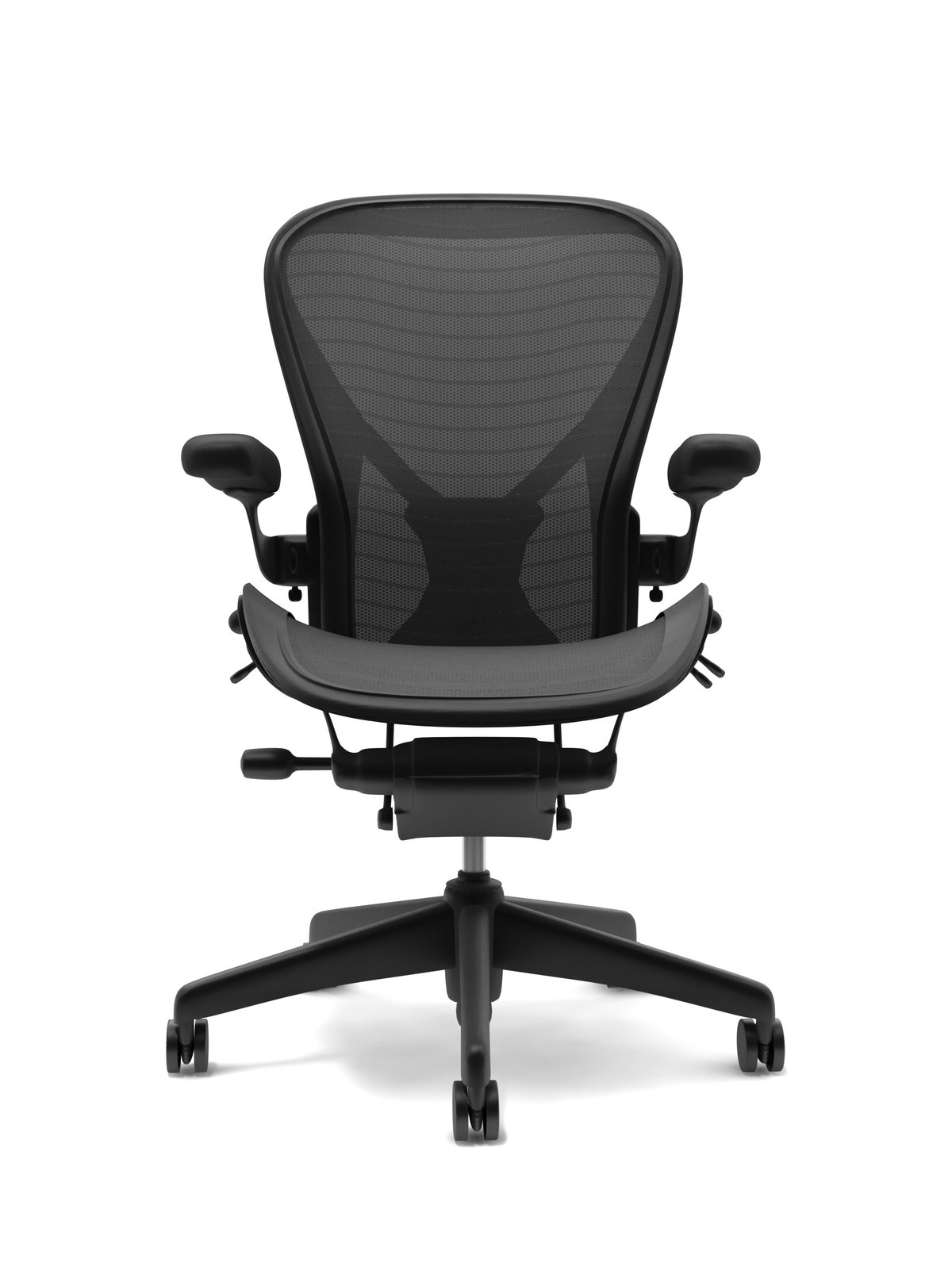 Classic ergonomic mesh office chair — the kind of chair worth buying used