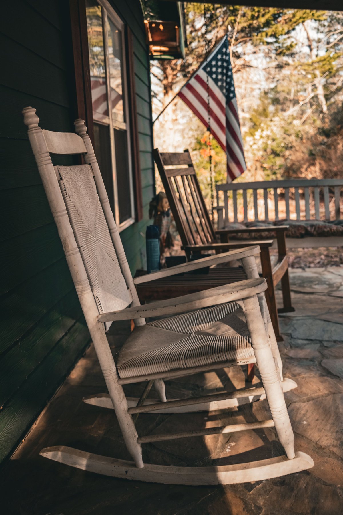 Southern front porch rocking chair