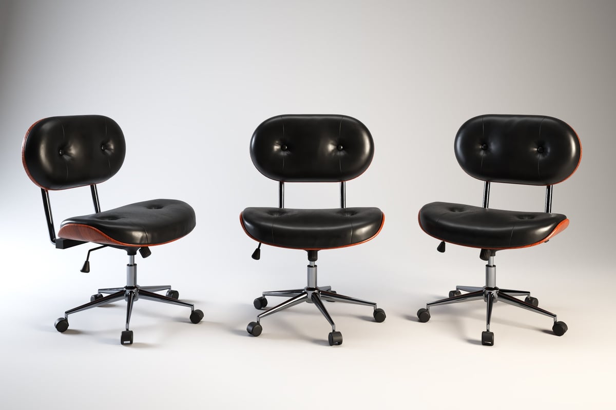 Classic mid-century chair — a stylish starting point for any home office