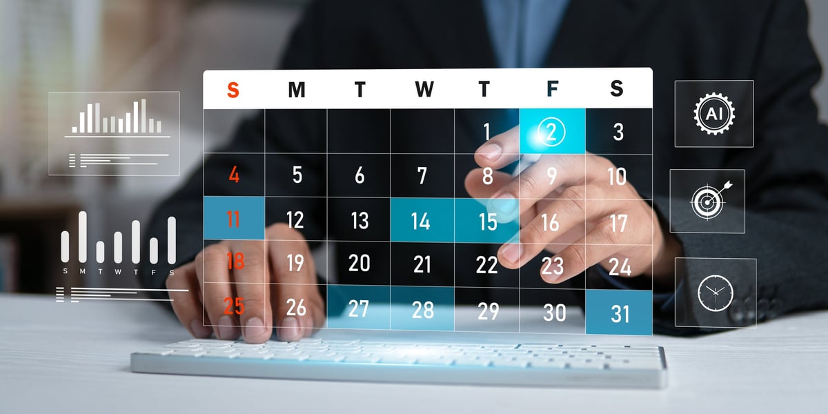 Digital calendar and scheduling tools for planning remote workdays